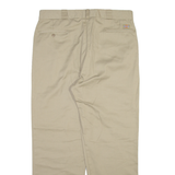 DICKIES Mens Trousers Beige Regular Straight W40 L32