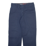 DICKIES Mens Trousers Blue Regular Straight W32 L32