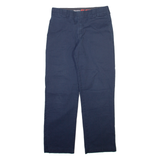 DICKIES Mens Trousers Blue Regular Straight W32 L32