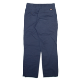 DICKIES Mens Trousers Blue Regular Straight W32 L32