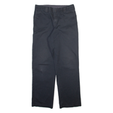 DICKIES Mens Trousers Black Regular Straight W32 L32