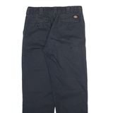 DICKIES Mens Trousers Black Regular Straight W32 L32