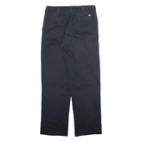 DICKIES Mens Trousers Black Regular Straight W32 L32