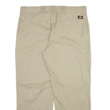 DICKIES Mens Trousers Beige Relaxed Straight W40 L30