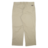 DICKIES Mens Trousers Beige Relaxed Straight W40 L30