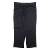 DICKIES 874 Workwear Mens Trousers Black Regular Straight W38 L28