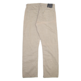 LEVI'S 514 Mens Trousers Beige Slim Straight W35 L32