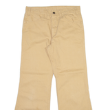 LEVI'S Womens Trousers Beige Regular Flared W30 L29