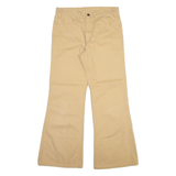 LEVI'S Womens Trousers Beige Regular Flared W30 L29