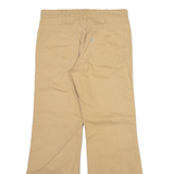 LEVI'S Womens Trousers Beige Regular Flared W30 L29