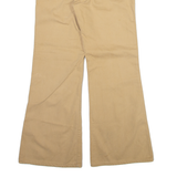 LEVI'S Womens Trousers Beige Regular Flared W30 L29