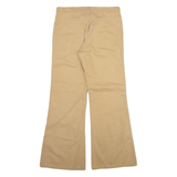 LEVI'S Womens Trousers Beige Regular Flared W30 L29