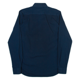 DKNY Slim Fit Mens Plain Shirt Blue Long Sleeve M