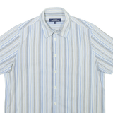 BEN SHERMAN Mens Shirt Blue Striped S