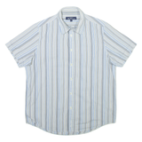 BEN SHERMAN Mens Shirt Blue Striped S