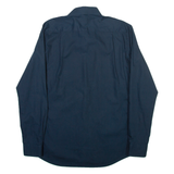 DKNY Mens Shirt Blue Spotted Long Sleeve M