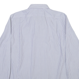 LAUREN RALPH LAUREN Mens Shirt Blue Striped Long Sleeve XL