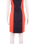 FRENCH CONNECTION Womens Shift Dress Blue Colourblock Knee Length UK 10