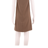 ALL SAINTS Womens Shift Dress Brown Sleeveless Knee Length S