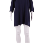 REFORMATION Womens Shift Dress Blue Long Sleeve Knee Length M