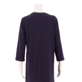 REFORMATION Womens Shift Dress Blue Long Sleeve Knee Length M