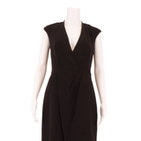 REISS Office Wear Womens Shift Dress Black Sleeveless Knee Length UK 8