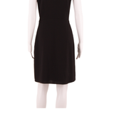 REISS Office Wear Womens Shift Dress Black Sleeveless Knee Length UK 8