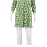 WHITE STUFF Womens Shift Dress Green Crazy Pattern Long Sleeve Short UK 10
