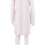 FAITHFULL THE BRAND Womens Kaftan Dress Cream Striped Long Sleeve Knee Length XS