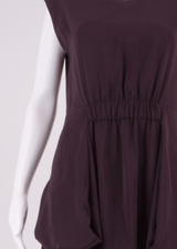 ALL SAINTS Womens Mini Dress Brown Sleeveless Short UK 6