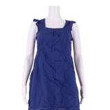 WHISTLES Womens A-Line Dress Blue Short Sleeve Knee Length UK 6