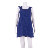 WHISTLES Womens A-Line Dress Blue Short Sleeve Knee Length UK 6