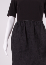 COAST Womens Pencil Dress Black Viscose Short Sleeve Knee Length UK 8