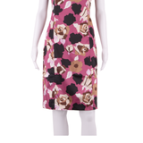COAST Occasion Wear Womens Pencil Dress Pink Floral Sleeveless Knee Length UK 8