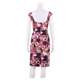 COAST Occasion Wear Womens Pencil Dress Pink Floral Sleeveless Knee Length UK 8