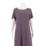 BODEN Womens Shift Dress Blue Spotted Short Sleeve Knee Length UK 14