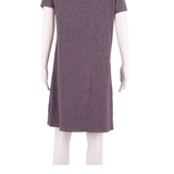 BODEN Womens Shift Dress Blue Spotted Short Sleeve Knee Length UK 14
