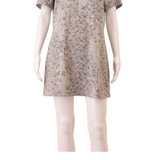 WHITE STUFF Womens Shift Dress Blue Floral Short Sleeve Knee Length UK 14