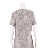 WHITE STUFF Womens Shift Dress Blue Floral Short Sleeve Knee Length UK 14