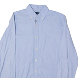 JOOP Mens Plain Shirt Blue Long Sleeve S