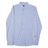 JOOP Mens Plain Shirt Blue Long Sleeve S