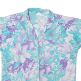 Womens Shirt Blue Floral M