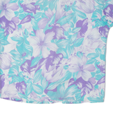 Womens Shirt Blue Floral M