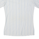 Mens Shirt White Striped M