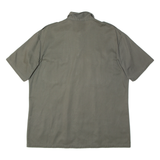 Mens Plain Shirt Grey L