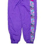 PLAYCREW Womens Track Pants Purple Tapered M W28 L29