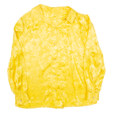 Womens Shirt Yellow Collared Long Sleeve L