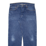 LEVI'S 501 Jeans Mens Blue Regular Straight W36 L32