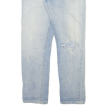 LEVI'S 501CT Jeans Distressed Mens Blue Regular Tapered W24 L27