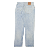 LEVI'S 501CT Jeans Distressed Mens Blue Regular Tapered W24 L27